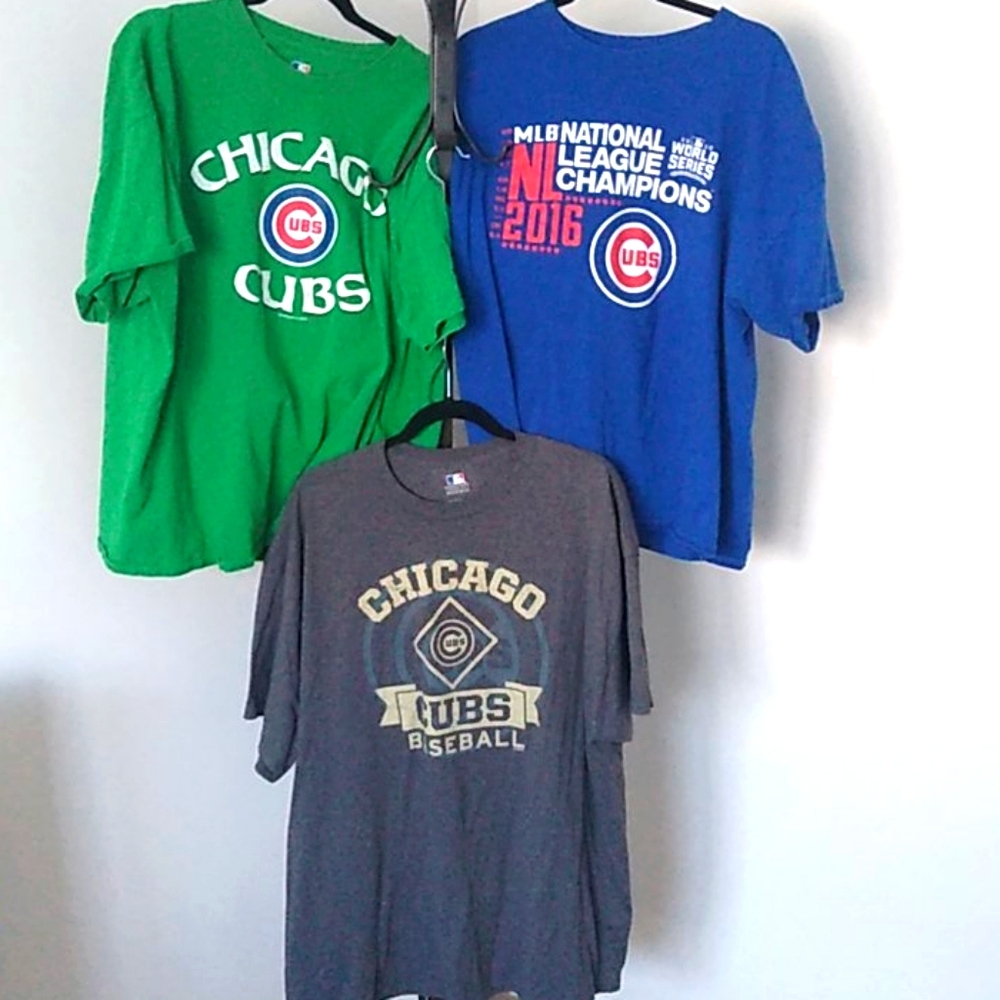 Lot of three XXL Chicago Cubs tshirts